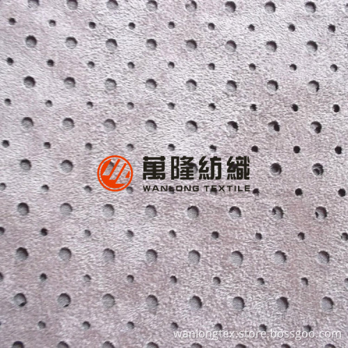 Punched 180gsm double side brushed Suede Fabric for Garments